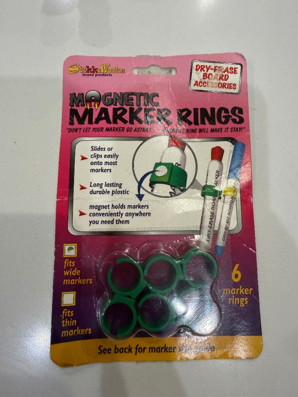 Magnetic Marker Rings Set Of 6
